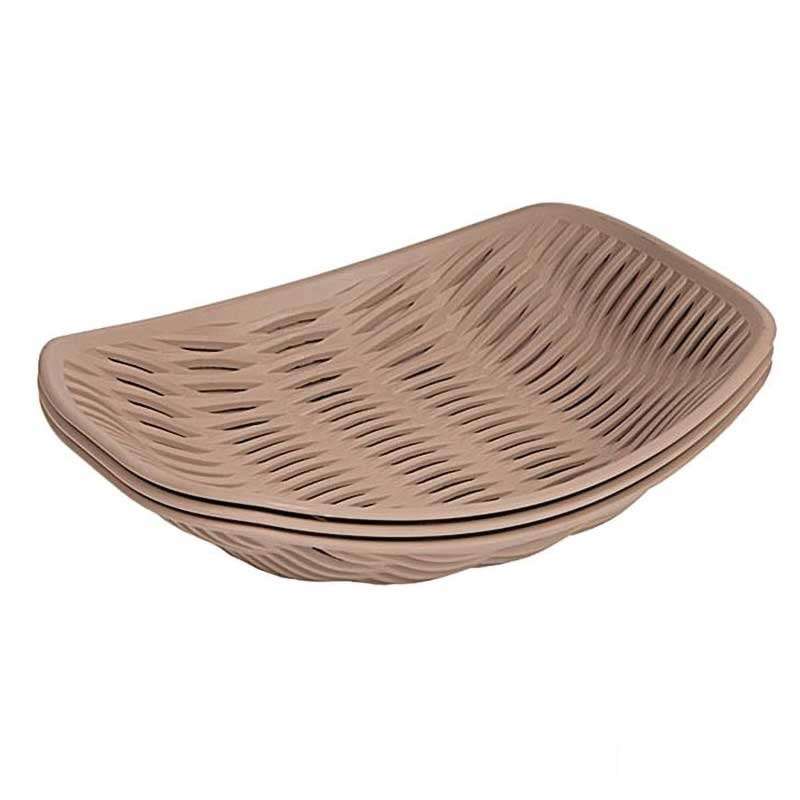 سبد سبزی لیمون طرح بامبو کد DH1392 مجموعه 3 عددی سبد سبزی لیمون طرح بامبو کد DH1392 مجموعه 3 عددی