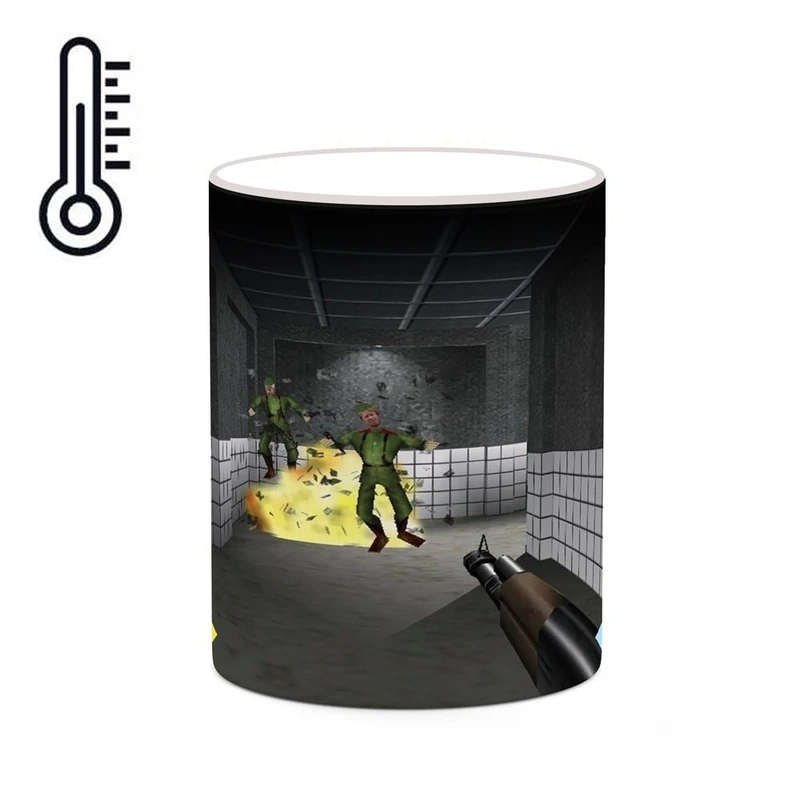 ماگ حرارتی کاکتی مدل بازی گلدن آی GoldenEye 007 کد mgh28727