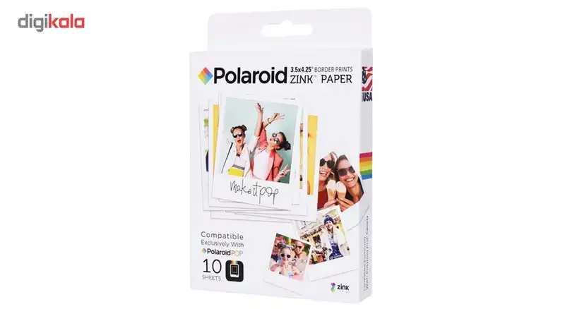کاغذ چاپ سریع پولاروید مدل Zink Paper بسته 10 عددی