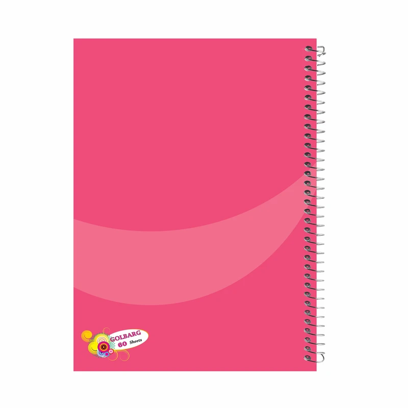 دفتر مشق 60 برگ گلبرگ طرح ساده کد 2600