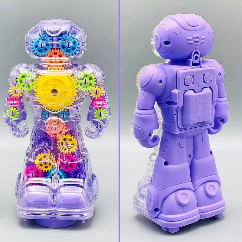 ربات طرح چرخ دنده ای مدل موزیکال Gear Robot
