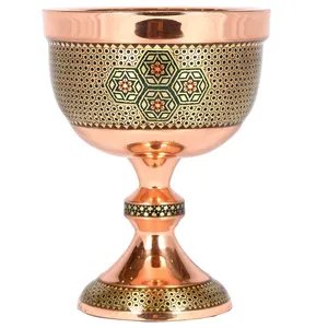 سنگاب مسی خاتم کوب گالری گوهران مدل مس و خاتم 1153