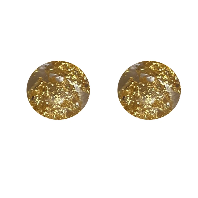 گوشواره میخی زنانه مدل دکمه ای دایره