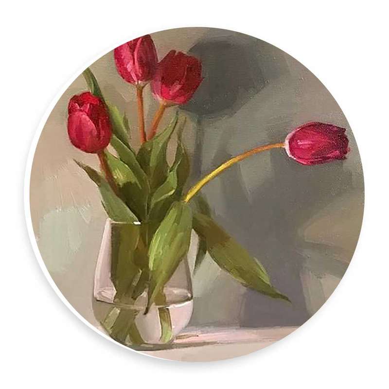 دیوارکوب طرح گل های لاله مدل wtb460