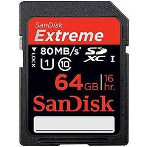 کارت حافظه ی SDXC سن دیسک Extreme 533X با ظرفیت 64 گیگابایت