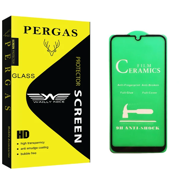 محافظ صفحه نمایش سرامیکی وایلی نایس مدل Pergas Glass مناسب برای گوشی موبایل آنر 8S