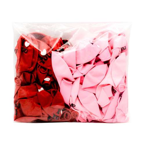 بادکنک مدل I LOVE YOU 4 بسته 40 تایی