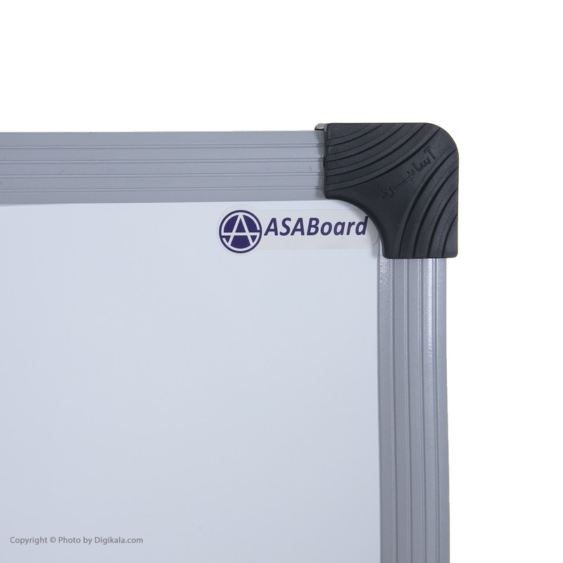 تخته وایت برد آسابرد مدل مغناطیسی سایز 80×100 سانتی متر به همراه پایه نگهدارنده
