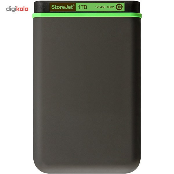 هارد اکسترنال ترنسند مدل StoreJet 25M3 ظرفیت یک ترابایت دارای رابط USB Type-A 2.0