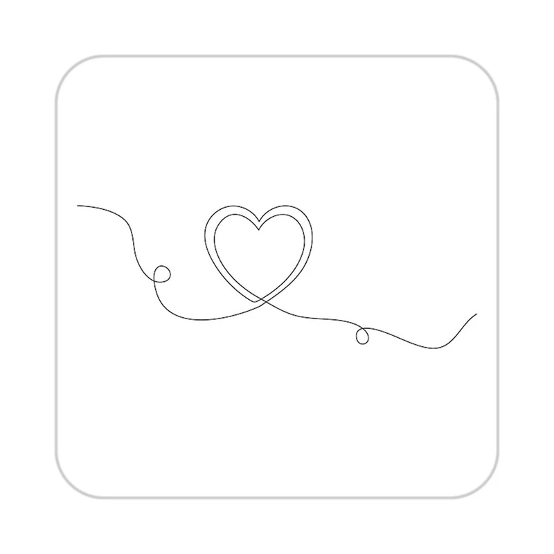 زیر لیوانی کاکتی طرح عاشقانه مدل mp38445