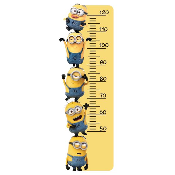 استیکر اندازه گیری قد سالسو مدل minion ruler استیکر اندازه گیری قد سالسو مدل minion ruler