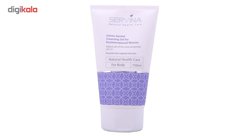ژل بهداشتی بانوان یائسه سروینا مدل Postmenopausal Women حجم 150 میلی لیتر ژل بهداشتی بانوان یائسه سروینا مدل Postmenopausal Women حجم 150 میلی لیتر