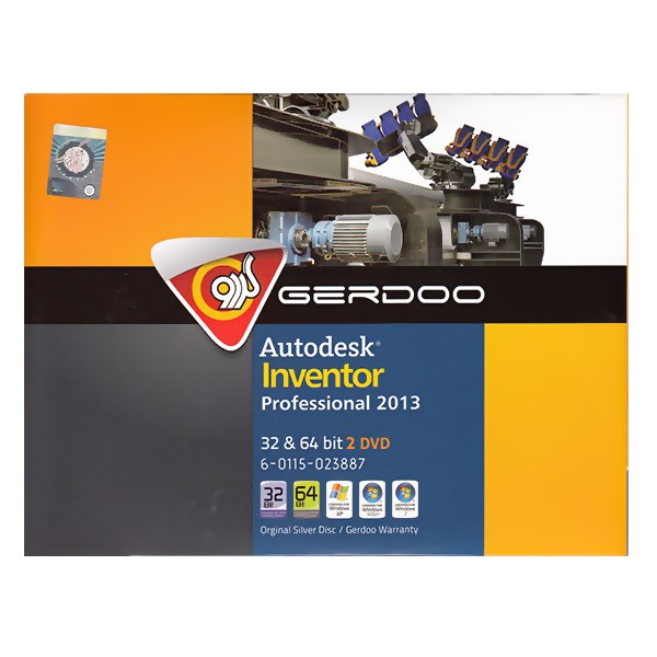 مجموعه نرم افزار گردو Autodesk Inventor Professional 2013