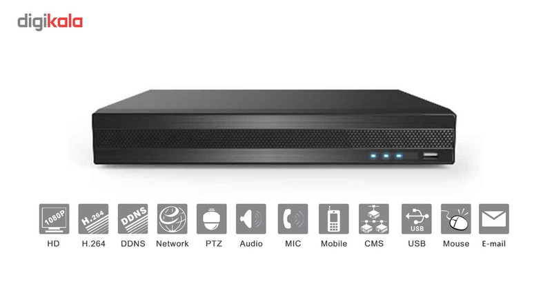 دستگاه DVR چهار کانال تام مدل T-9002