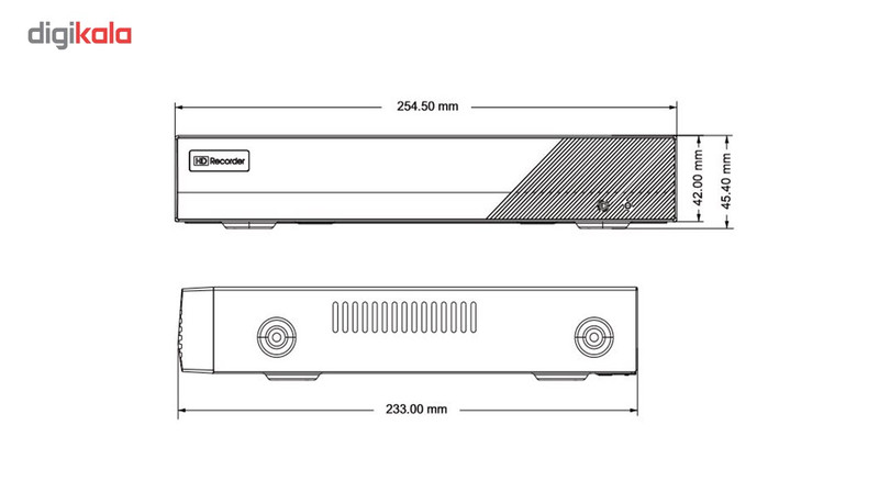 دستگاه DVR چهار کانال تام مدل T-9002