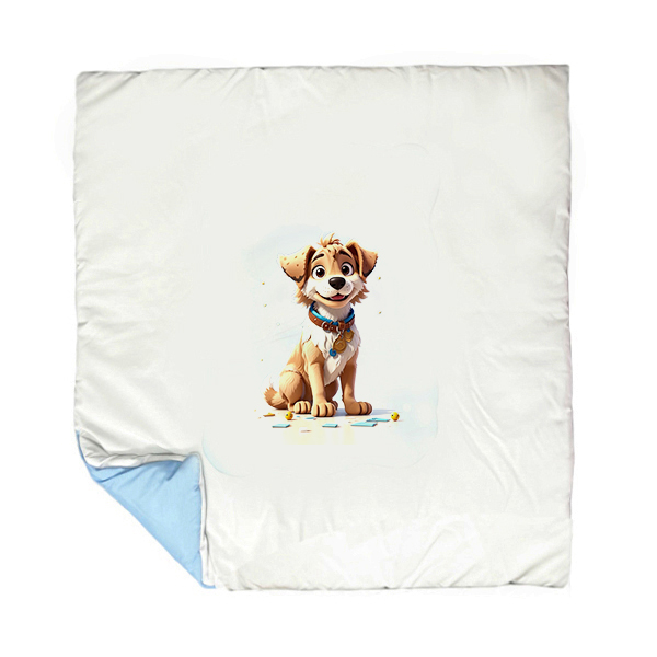 سرویس خواب سه تکه نوزاد مدل گاردمحافظ طرح بچه سگ