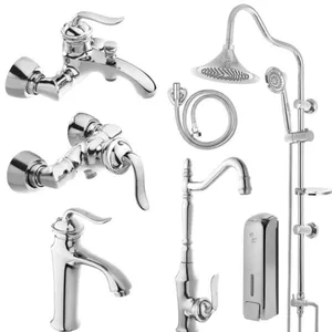 ست شیرآلات ادرینا مدل جاسپر لایت مجموعه 7 عددی