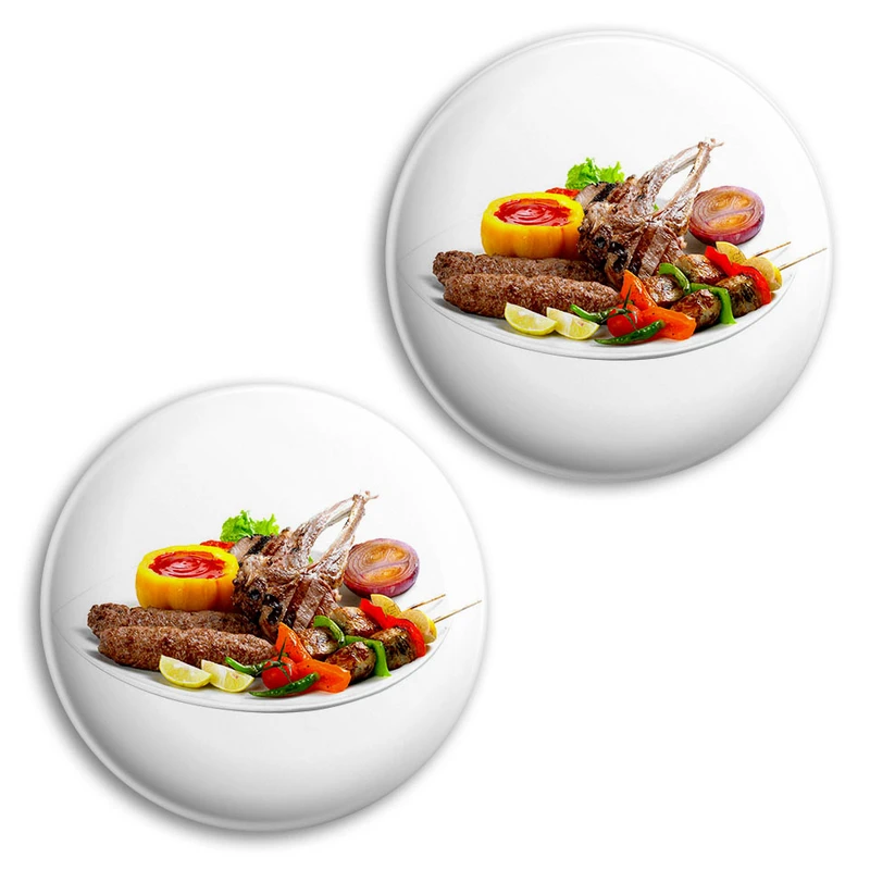 مگنت پرمانه طرح کباب کد pmag2.35338 مجموعه 2 عددی