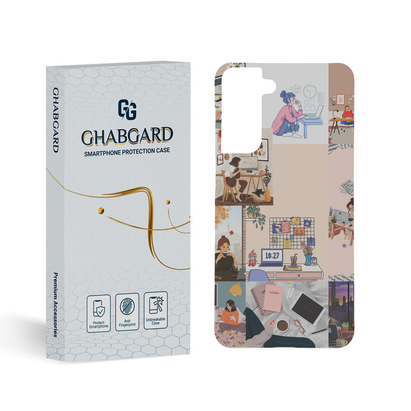 کاور قاب گارد مدل دخترانه مناسب برای گوشی موبایل سامسونگ Galaxy S21