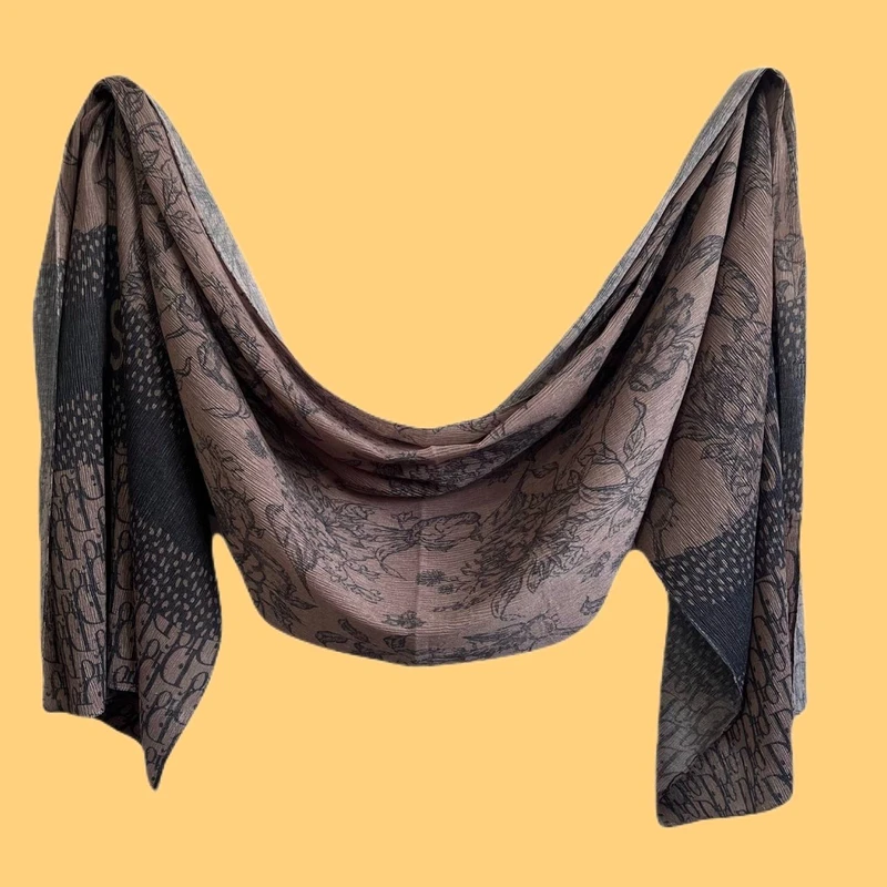 شال زنانه مدل پلیسه ریز نخی کد 00103