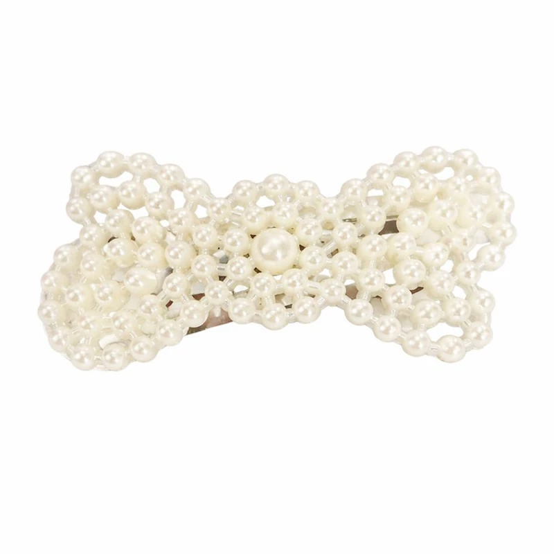 گیره مو زنانه طرح مروارید مدل KNP-07