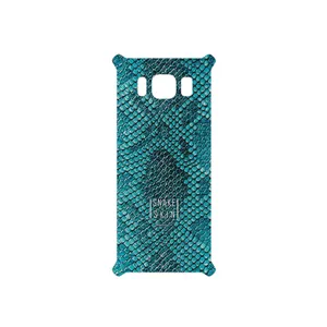 MAHOOT Blue Snake Skin Cover Sticker for Samsung Galaxy S8 Active