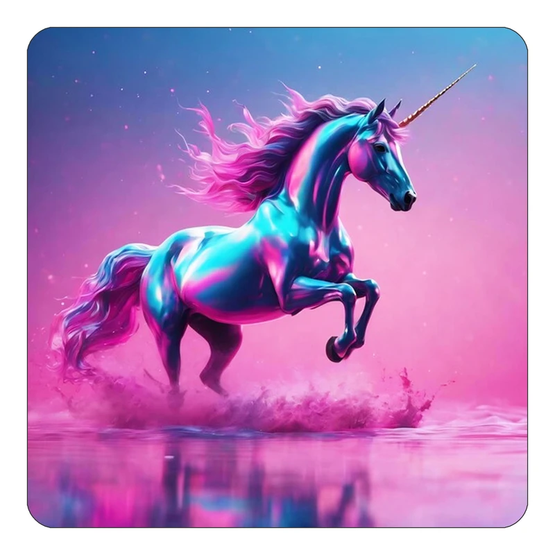 مگنت کاکتی طرح اسب تک شاخ و یونیکورن مدل mp32683