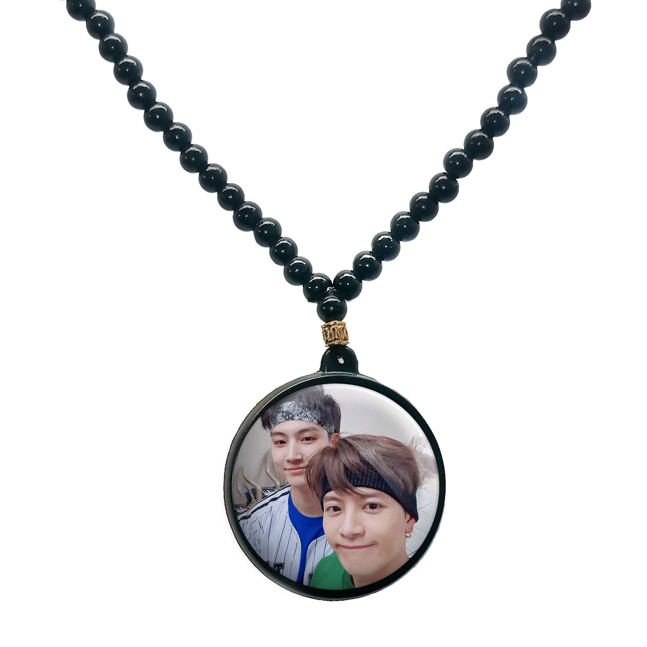 گردنبند پرمانه طرح GOT7 کد pmd.19064 مدل دو طرفه