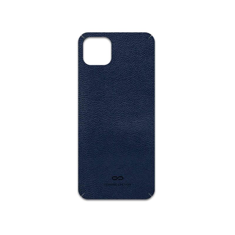برچسب پوششی ماهوت مدل Deep-Blue-Leather مناسب برای گوشی موبایل ویکو T10