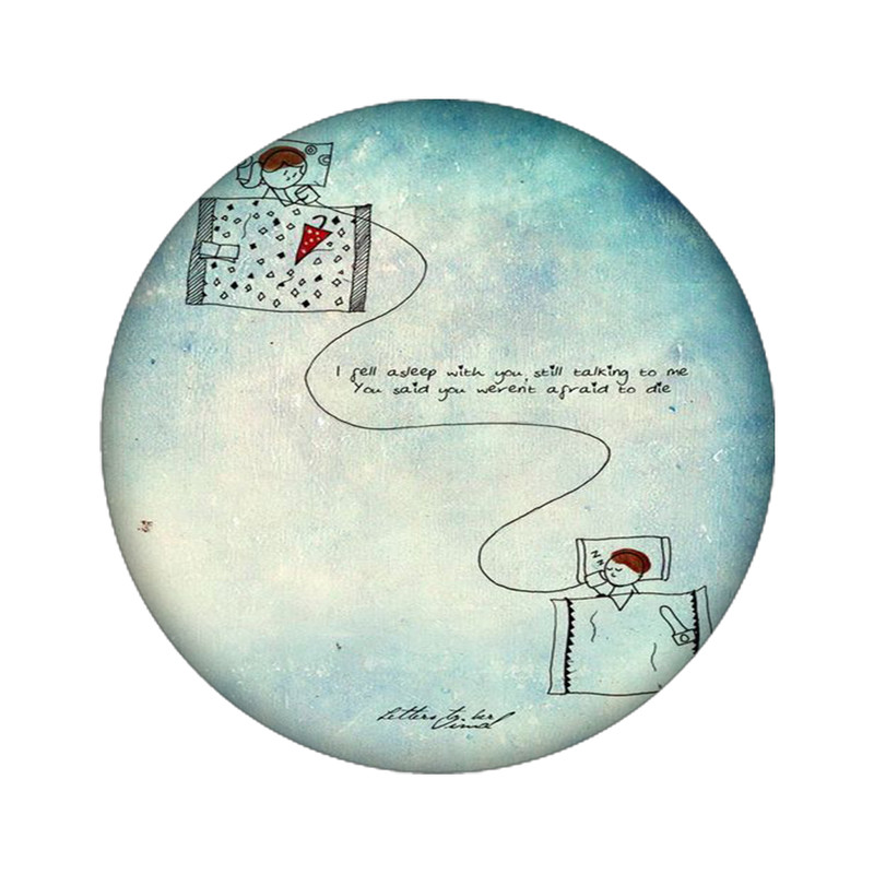 استیکر تزئینی موبایل مدل دلنوشته کد 3989