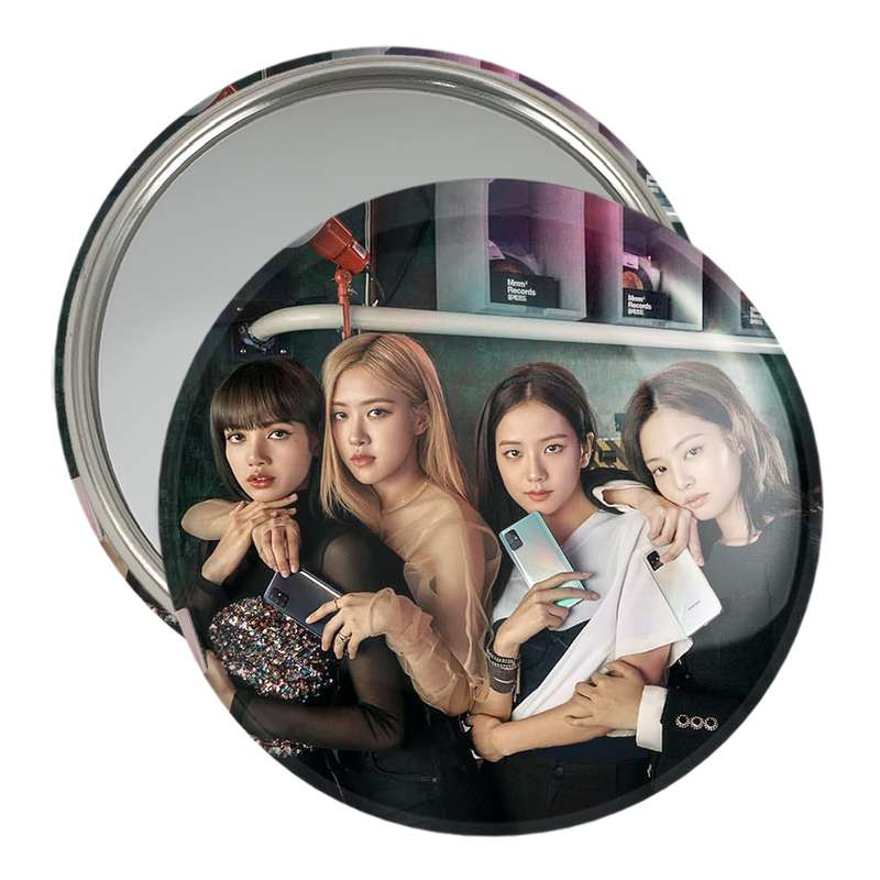 آینه جیبی خندالو مدل گروه بلک پینک Black Pink کد 14563 آینه جیبی خندالو مدل گروه بلک پینک Black Pink کد 14563