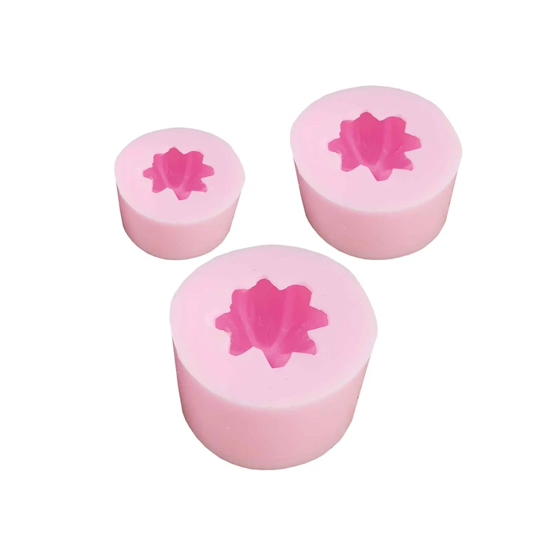 قالب شمع مدل کدو گرد مجموعه 3 عددی