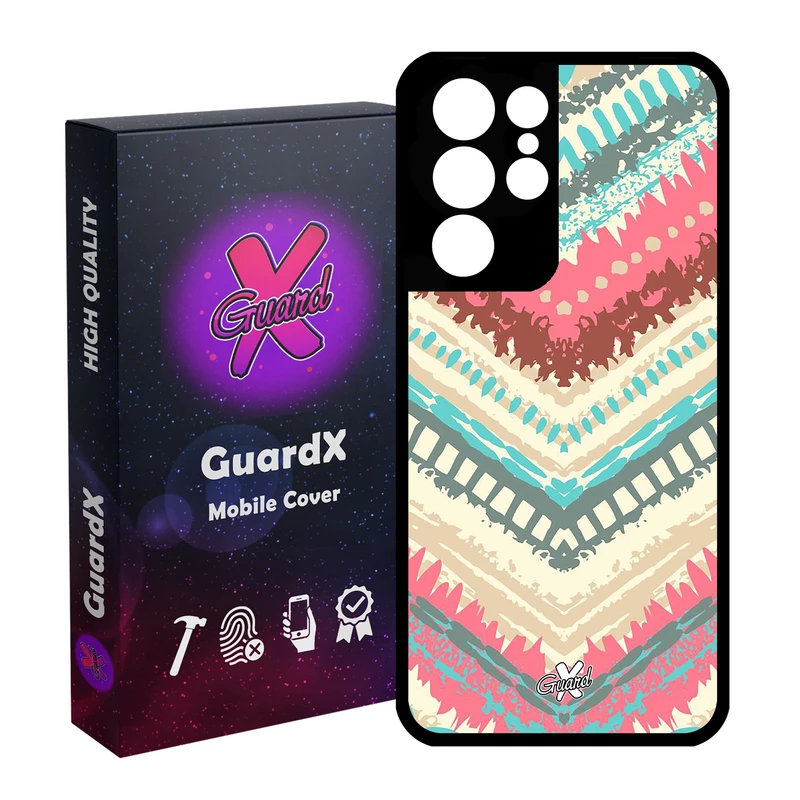 کاور گارد ایکس طرح Colors مدل Glass10129 مناسب برای گوشی موبایل سامسونگ Galaxy S21 Ultra