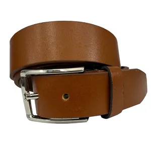 Men's leather belt made of genuine buffalo leather, Zanco model B88