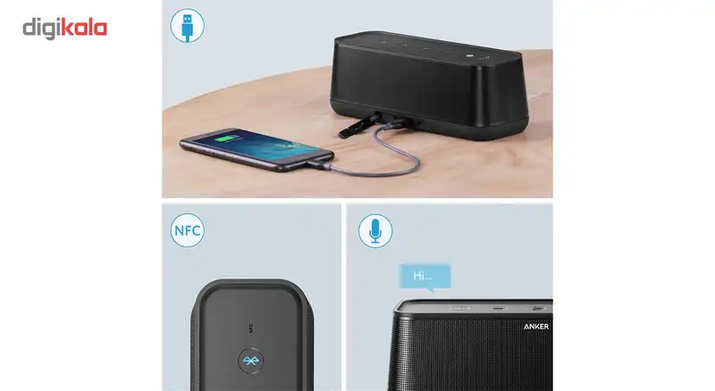 اسپیکر بلوتوثی قابل حمل انکر مدل A3142 SoundCore Pro