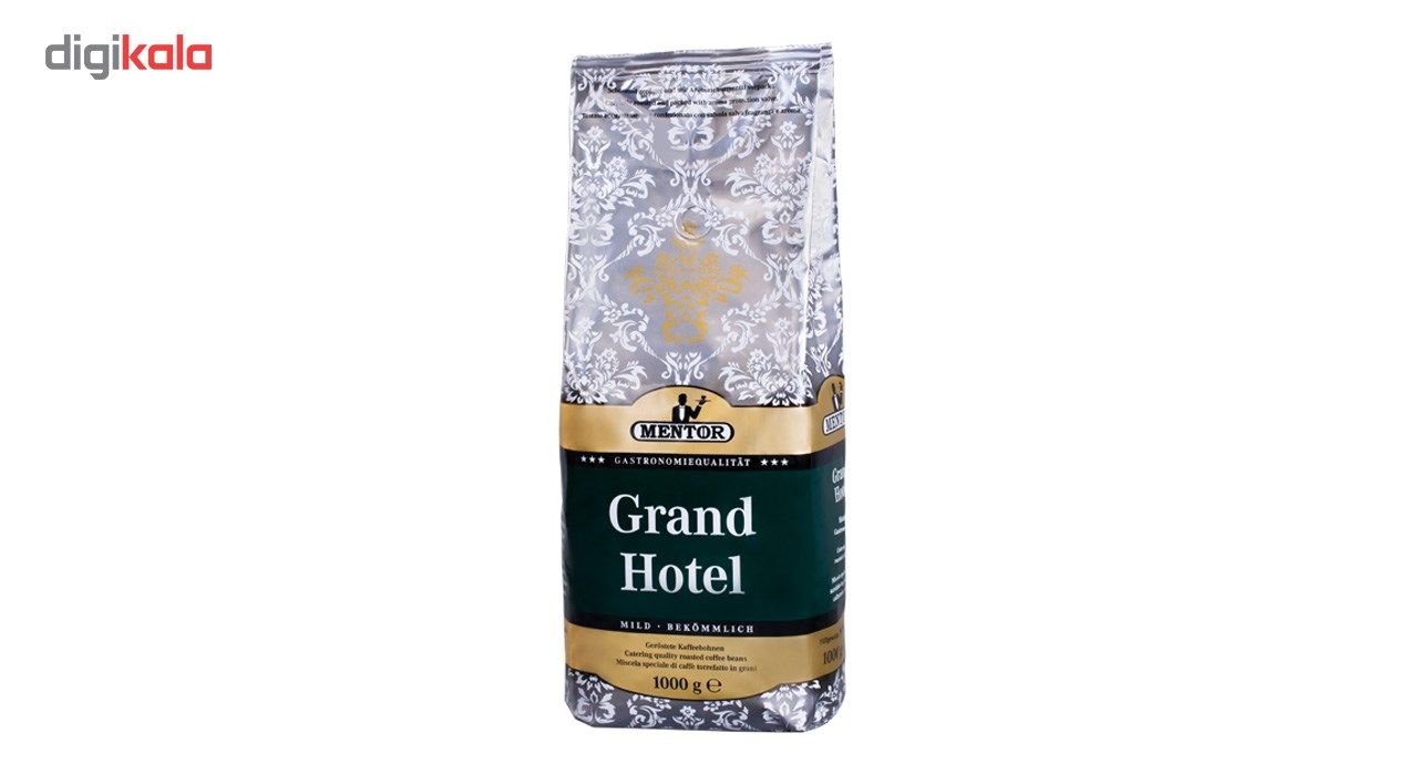 خرید اینترنتی با تخفیف ویژه بسته دانه قهوه منتور مدل Grand Hotel مقدار 1000 گرم