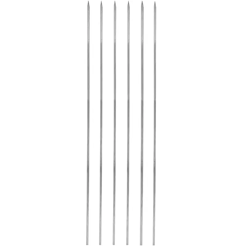 سیخ استیل جگر مدل ساده بسته 6 عددی