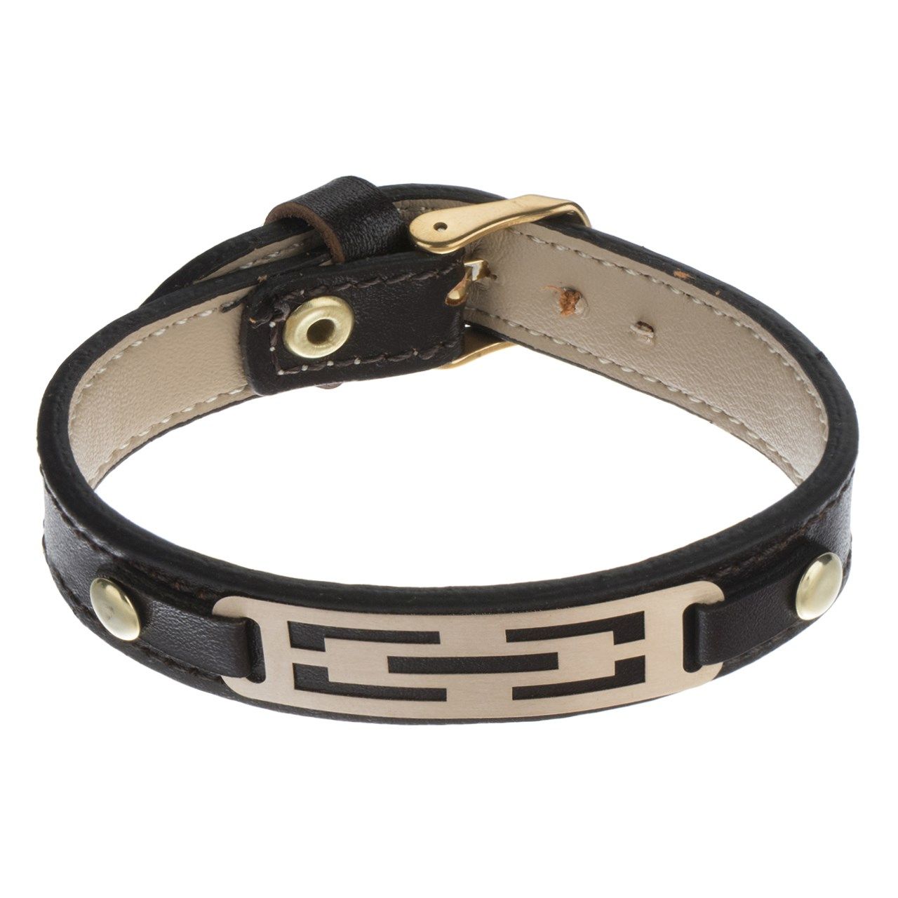 دستبند طلای 18 عیار مردانه مایا ماهک مدل MB0665 -  - 1