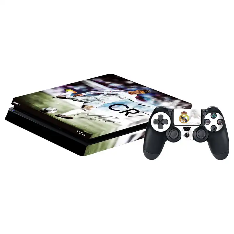 برچسب افقی پلی استیشن 4 اسلیم گراسیپا طرح CR7_01
