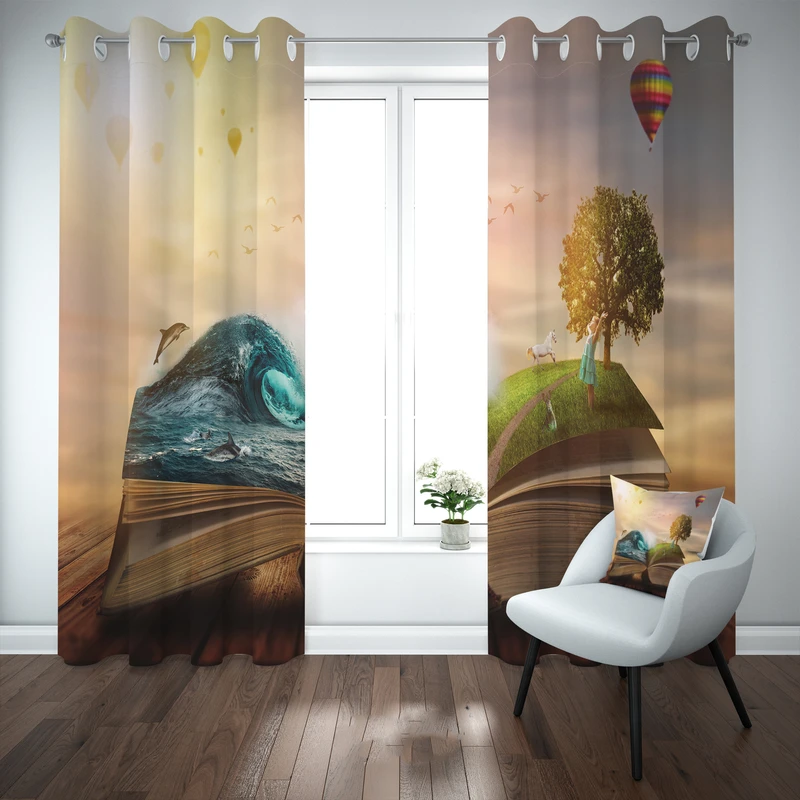 پرده مدل b2267 سایز 140×280 سانتی متر