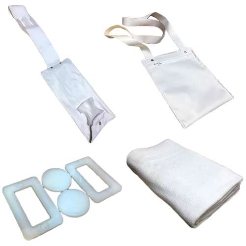 ست چهار تکه حوله احرام مردانه طرح ساده