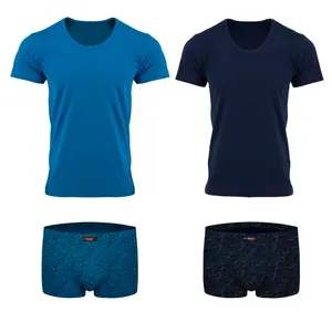 ست شورت و زیرپوش مردانه کیان تن پوش مدل 465987 مجموعه 2 عددی 
