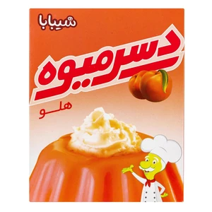 پودر دسر هلو شیبابا مقدار 60 گرم