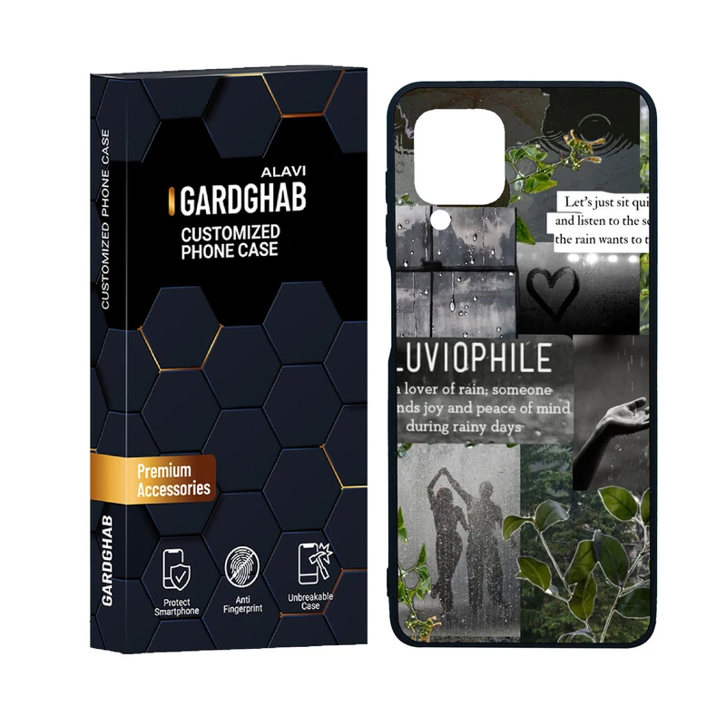 کاور گارد قاب علوی مدل دور ژله ای هنری مناسب برای گوشی موبایل سامسونگ Galaxy M22 4G