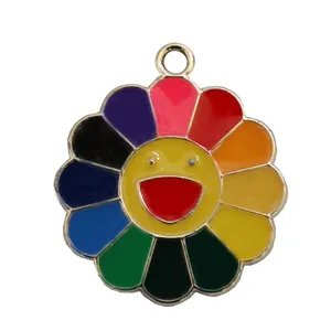 آویز گردنبند مدل گل آفتابگردان کد AG 673