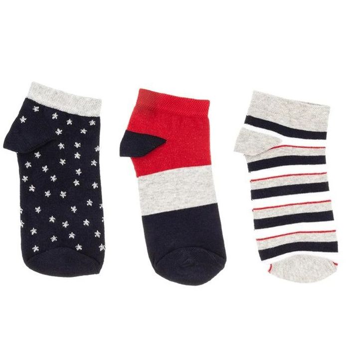 جوراب ساق کوتاه زنانه مادام کوکو مدل Daisi بسته 3 عددی - - 2