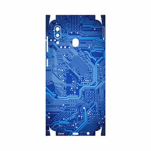 MAHOOT Blue Printed Circuit Board-FullSkin Cover Sticker for Samsung Galaxy A30