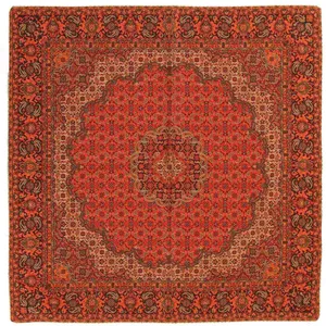 رومیزی ترمه هاشمی طرح گل‌ ماهی کد84036