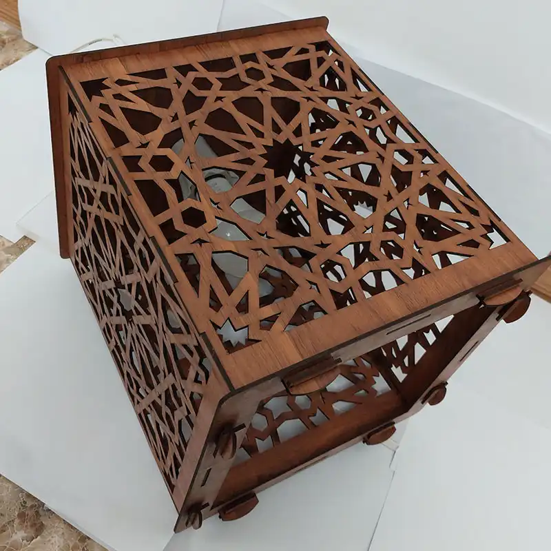 لوستر سقفی مدل چوبی A71