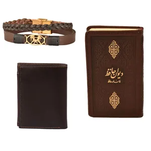 ست هدیه طرح تولد خرداد  کهن چرم  مدل m107- 3
